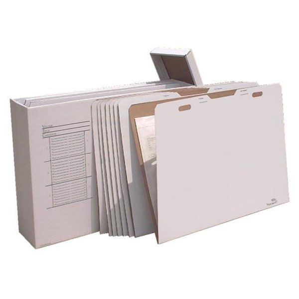 Advanced Organizing Systems Advanced Organizing Systems  47 W x 12 D x 34 H in. 43 in. Vertical File Box and 8 Folders VFile43/with 8 VFolder43